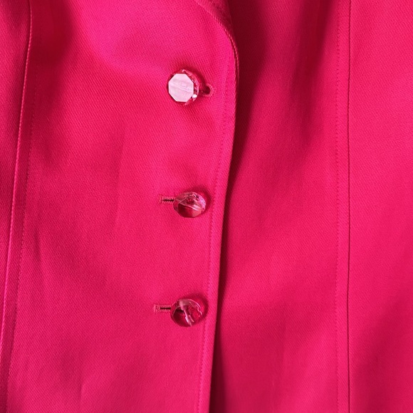 Talbots Hot Pink Silk Blend Jacket - Picture 4 of 6